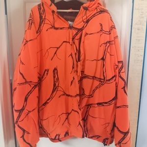 Orange Camo Hunting Coat